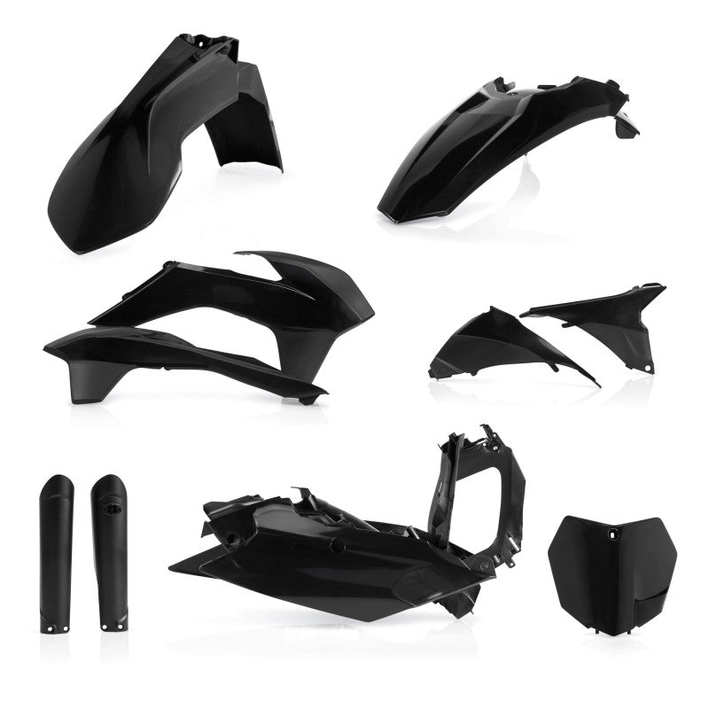 Acerbis 15-16 KTM SX125/150/ SX250/XC/ SX-F/XC-F Full Plastic Kit - Black 2403090001