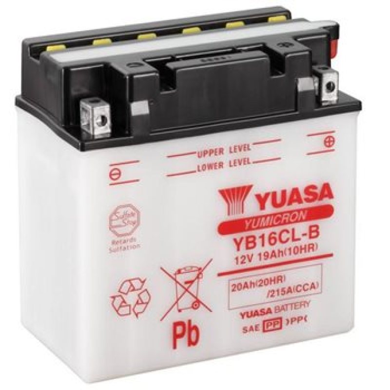 Yuasa YB16CL-B Yumicron 12 Volt Battery YUAM2S6CLTWN