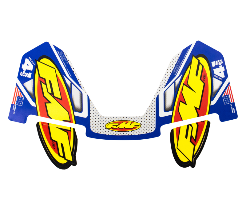 FMF Racing 4.1 Colorways 2020 Logo Kit - Blue 014849