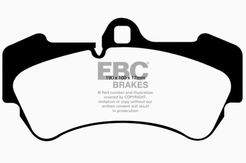 EBC 04-07 Porsche Cayenne 3.2 Yellowstuff Front Brake Pads DP41521R