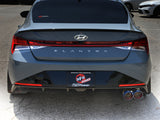 aFe Takeda 21-25 Hyundai Elantra 1.6L (t) 3in. SS Axle-Back Exhaust System w/Blue Flame Tips