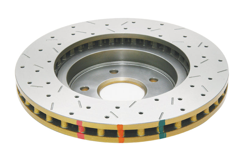 DBA 8/98+ Nissan Skyline R34 GTT Front Crossdrilled Slotted 4000 Series Rotor