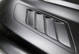 Anderson Composites 15-16 Ford Mustang (Excl. GT350/GT350R) Ram Air Fiberglass Hood AC-HD15FDMU-AB-GF