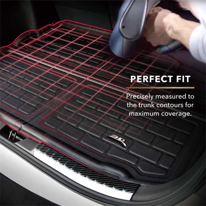 3D Maxpider 19-24 Audi Q3 (F3) Kagu Black Cross Fold Cargo Liner