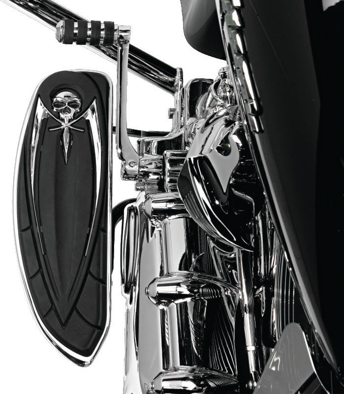 Kuryakyn Floorboard Relocator Brackets 17-23 Touring Chrome 4588