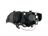 ANZO 2000-2003 BMW X5 Projector Headlights w/ Halo Black 121398