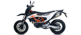 IN STOCK OPEN BOX Arrow KTM 690 SMC/ENDURO R LC4 9-24  Race-Tech Titanium Slip On With Carbon End Cap 72624pk