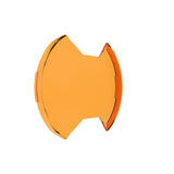 KC HiLiTES SlimLite 8in. LED Light Shield (Shield Only) - Amber 5208