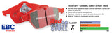 EBC 15+ Mercedes-Benz C300 (W205) 2.0 Turbo 4-matic Redstuff Rear Brake Pads