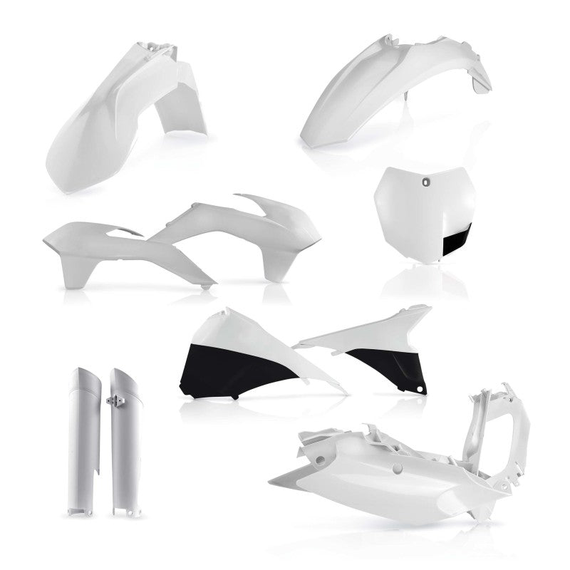 Acerbis 13-14 KTM SX/SX-F/XC/XC-F 125-450 Full Plastic Kit - White 2314330002