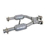 BBK 79-93 Mustang 5.0 Short Mid X Pipe With Catalytic Converters 2-1/2 For BBK Long Tube Headers 1659
