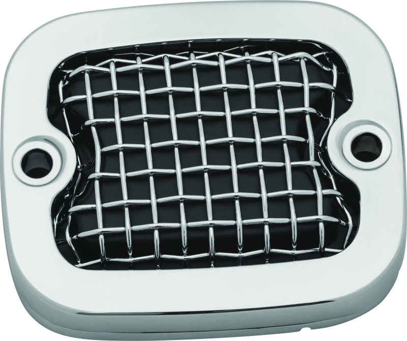 Kuryakyn Mesh Master Cylinder Cover Brk Chrome 6534