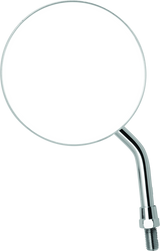 BikeMaster 4in Adjustable Round Mirror 10mm - Each - Chrome 600800