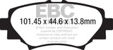 EBC 14+ Mazda 3 2.0 (Japan Build) Greenstuff Rear Brake Pads DP22186