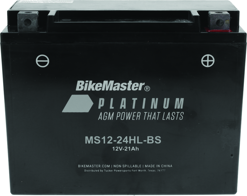 BikeMaster AGM Battery - MS12-24HL-BS 780765