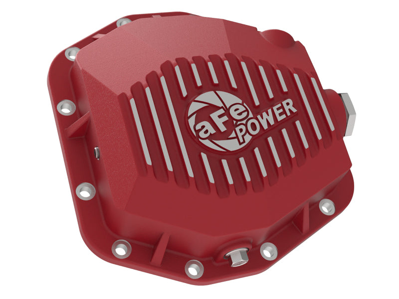 aFe Pro Series Rear Differential Cover Red 2018+ Jeep Wrangler (JL) V6 3.6L (Dana M220) 46-71000R