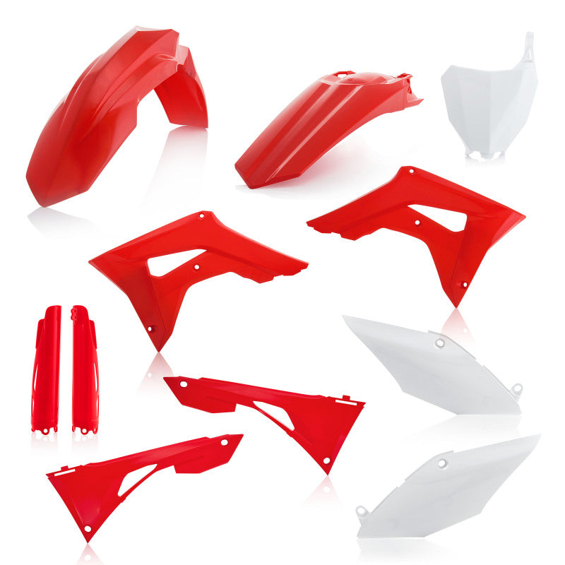 Acerbis 19-22 Honda CRF250R/450R/450R-S(Includes Airbox/Not Tank Cover)Full Plastic Kit - Red/White 2736256345