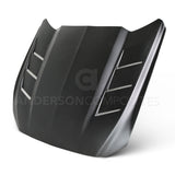 Anderson Composites 15-16 Ford Mustang (Excl. GT350/GT350R) Fiberglass Heat Extractor Hood AC-HD15FDMU-SA-GF