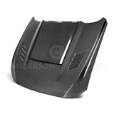 Anderson Composites 2018-2019 Ford Mustang Ram Air Double Sided Carbon Fiber Hood AC-HD18FDMU-AB-DS