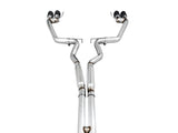 AWE Tuning 2018+ Ford Mustang GT (S550) Cat-back Exhaust - Track Edition (Quad Diamond Black Tips) 3020-43072