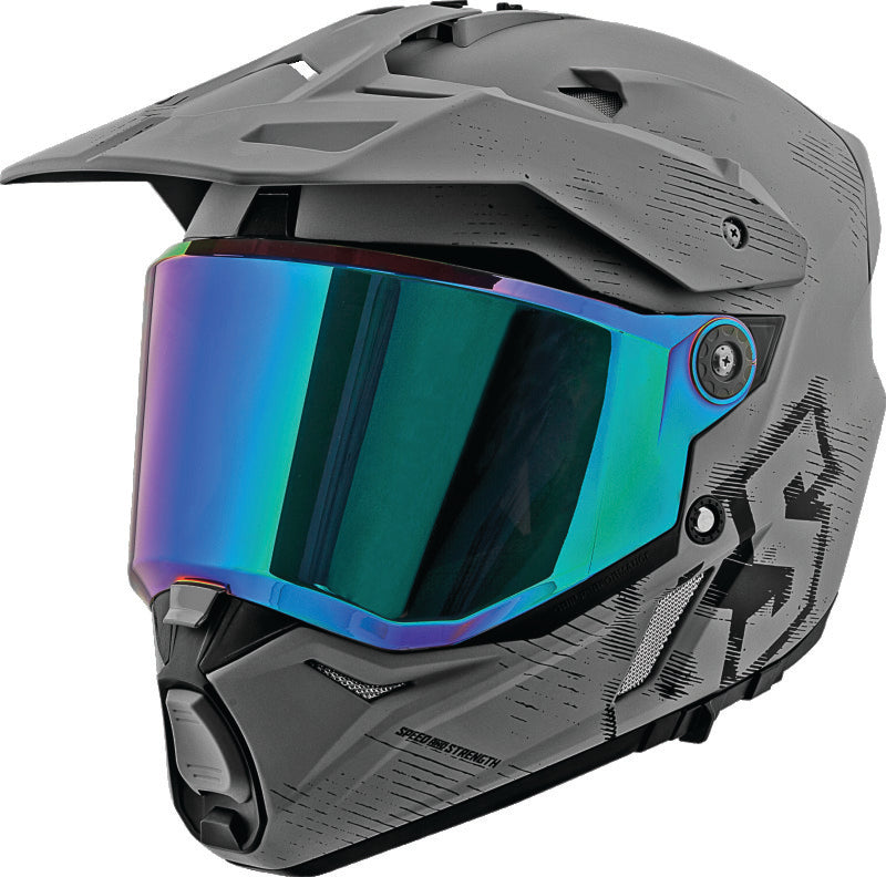 Speed and Strength SS2600 Fame and Fortune Helmet Grey/Black - Small