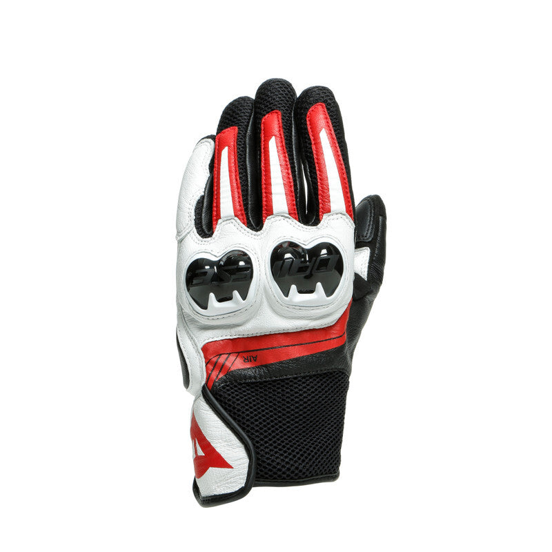 Dainese Mig 3 Unisex Leather Gloves Black/Red Spray/White - 3XL 201815934-32J-XXXL