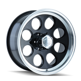 ION Type 171 16x8 / 5x139.7 BP / -5mm Offset / 108mm Hub Black/Machined Wheel 171-6885B