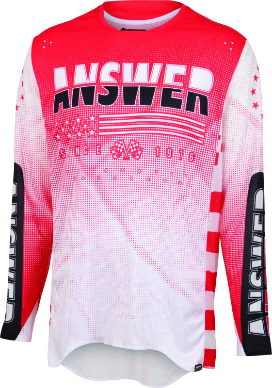 Answer A22.5 Elite Rev Jersey White/Red Youth - Small 447221