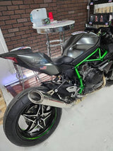 Vandemon Ninja H2 H2R Titanium Slip-On 2015-2025 KAWAH2TIMUFPOLA VA-142