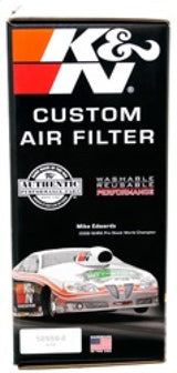 K&N X-Stream Round Custom Top Assembly Filter - Red 12in ID 5.125in Inlet Dia 2.313in Height 66-3000