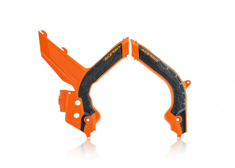 Acerbis 19-22 KTM SX125-250/SX-F/XC-F250-450/XC250/300/XC250-300tpi Frame Guard X Grip - Org/Blk 2733445225