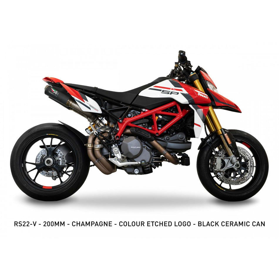 Austin Racing  2023 - 2024 HYPERMOTARD 950/SP COMPLIANT SLIP-ON EXHAUST SYSTEM