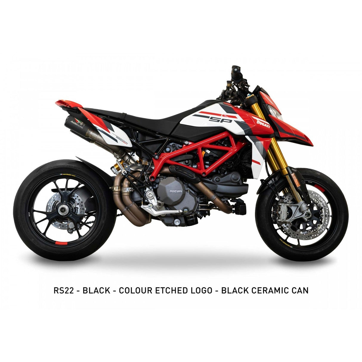 Austin Racing  2023 - 2025 HYPERMOTARD 950/SP COMPLIANT SLIP-ON EXHAUST SYSTEM