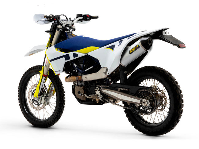 Arrow Husqvarna 701 Enduro Supermoto '17 Silenciador Race Tech De Aluminio Homologado Con Tapa De Carbono Para Tubo De Conexión Arrow 72623ak