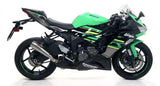 IN STOCK Arrow Pro-Race Slip-on Exhaust Nichrome with Steel End Cap ZX-6R 636 2009-2025  71898PRI