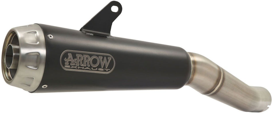 Arrow Pro-Race Slip-on Exhaust Nichrome Dark with Steel End Cap  ZX-6R 636 2019-2023 71898PRN