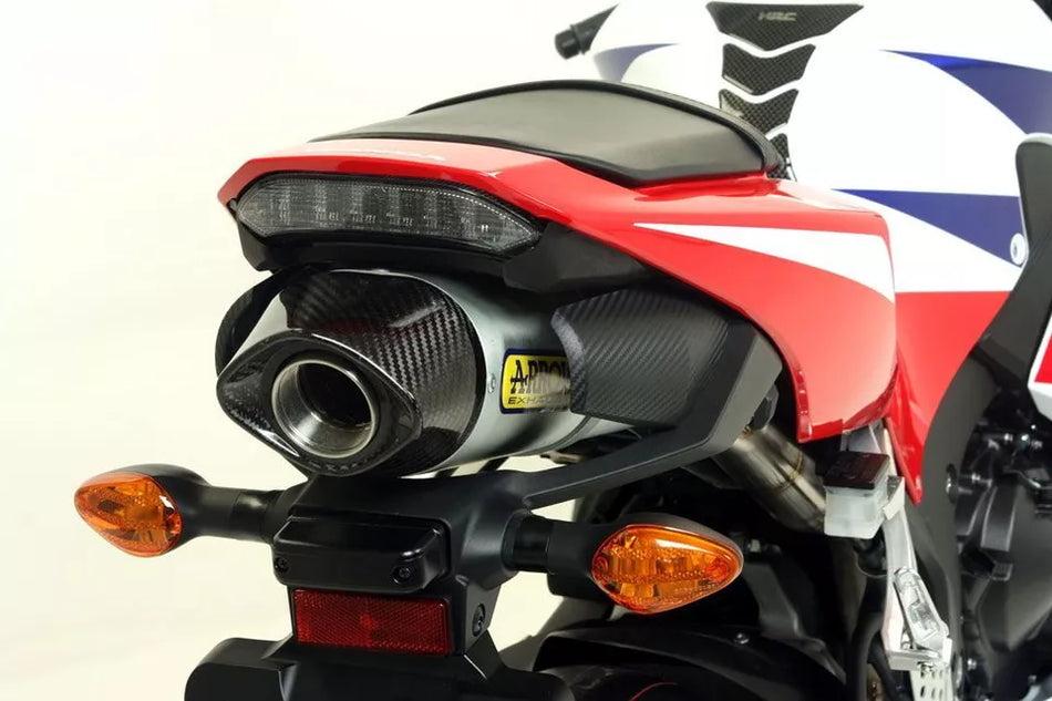 Arrow Honda Cbr 600 Rr'13 Homologated Alumi- Nium Indy Race Silencer With Carbon End Cap For Original And Arrow Collectors 71807ak