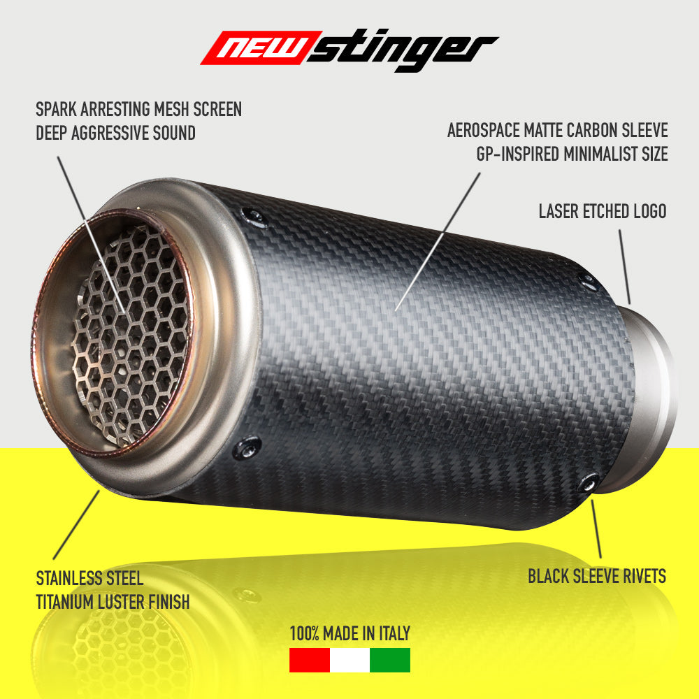 HOT BODIES Exhaust System - Carbon Fiber 1290 Super Duke 2020-2023 91403-2402