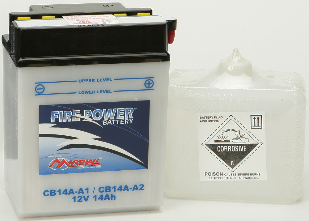 MARSHALLSBattery W/Acid Cb14a-A1/ 14a-A 2 Fire PowerCB14A-A2~MAR