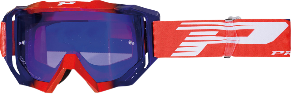 Gafas PRO GRIP Venom - Rojo/Azul PZ3200ROBLFL 