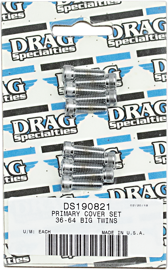 DRAG SPECIALTIES Socket Head Primary Cover Bolts - Big Twin '36-'64 MK159