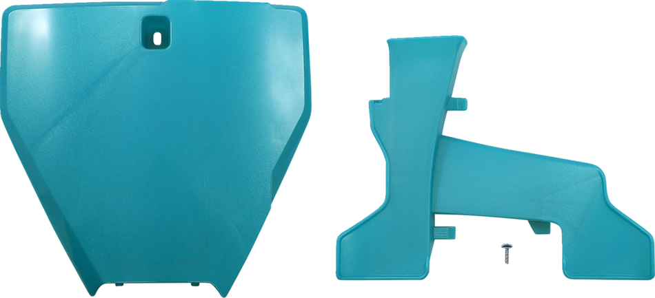 ACERBIS Front Number Plate - Teal/Metallic 2726577441