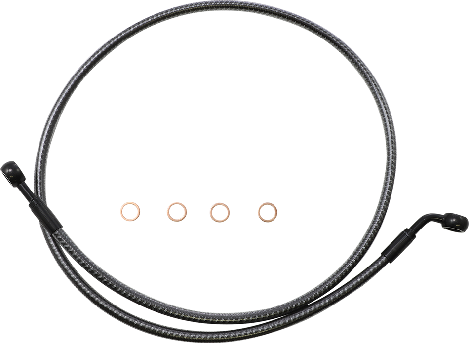 MAGNUM Brake Line - Front - 180/60 - 44" - KARBONFIBR 76744SW