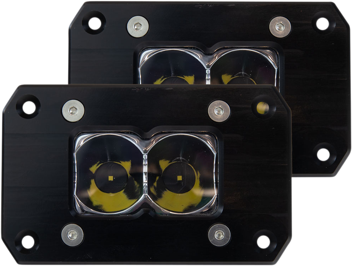 HERETIC LED-Lichtleiste - 2" Unterputzmontage, Paar - Spot LB-6SF02112