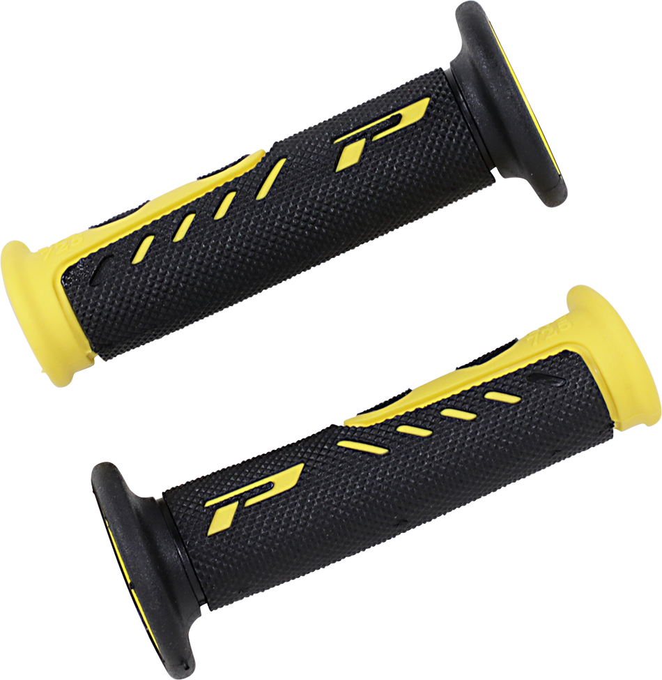 PRO GRIP Grips - EVO - 725 - Open Ends - Yellow/Black PA0725OEGI02