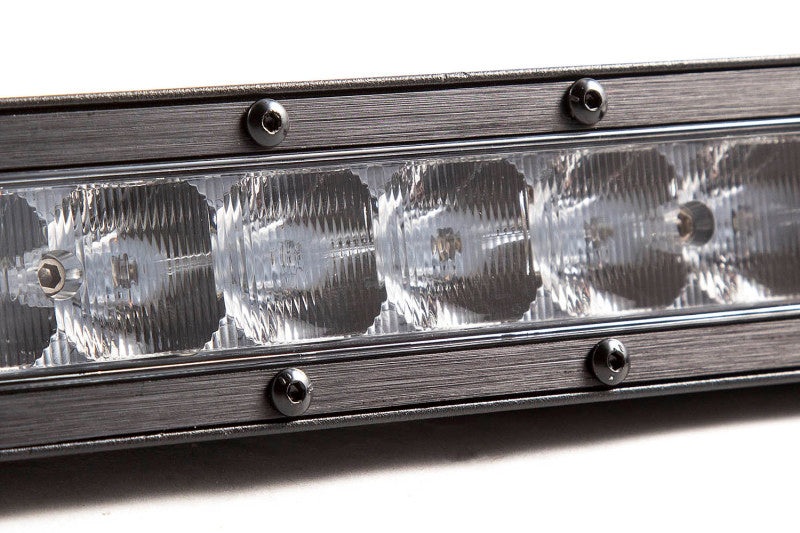 Diode Dynamics 12 In LED Light Bar Single Row Straight Clear Driving Each Stage Series DD5015S