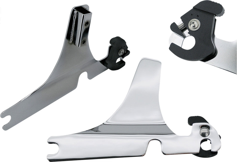 HARDDRIVE Detachable Side Plates Chrome Softail 86081