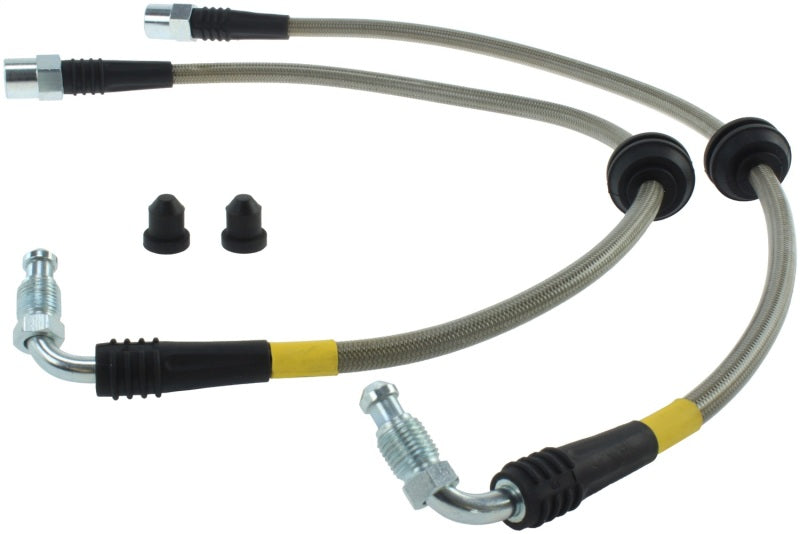 StopTech 07-08 Audi RS4 Front Stainless Steel Brake Line Kit 950.33005