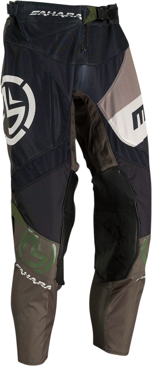 MOOSE RACING Sahara Pants - Black/Green - 30 2901-9032