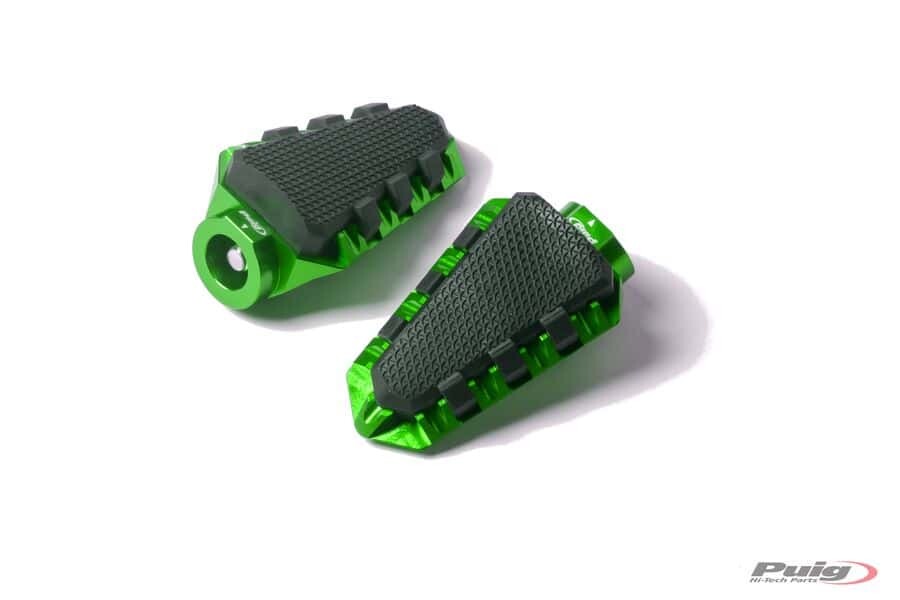 PUIG Footpegs Trail Green 7319V